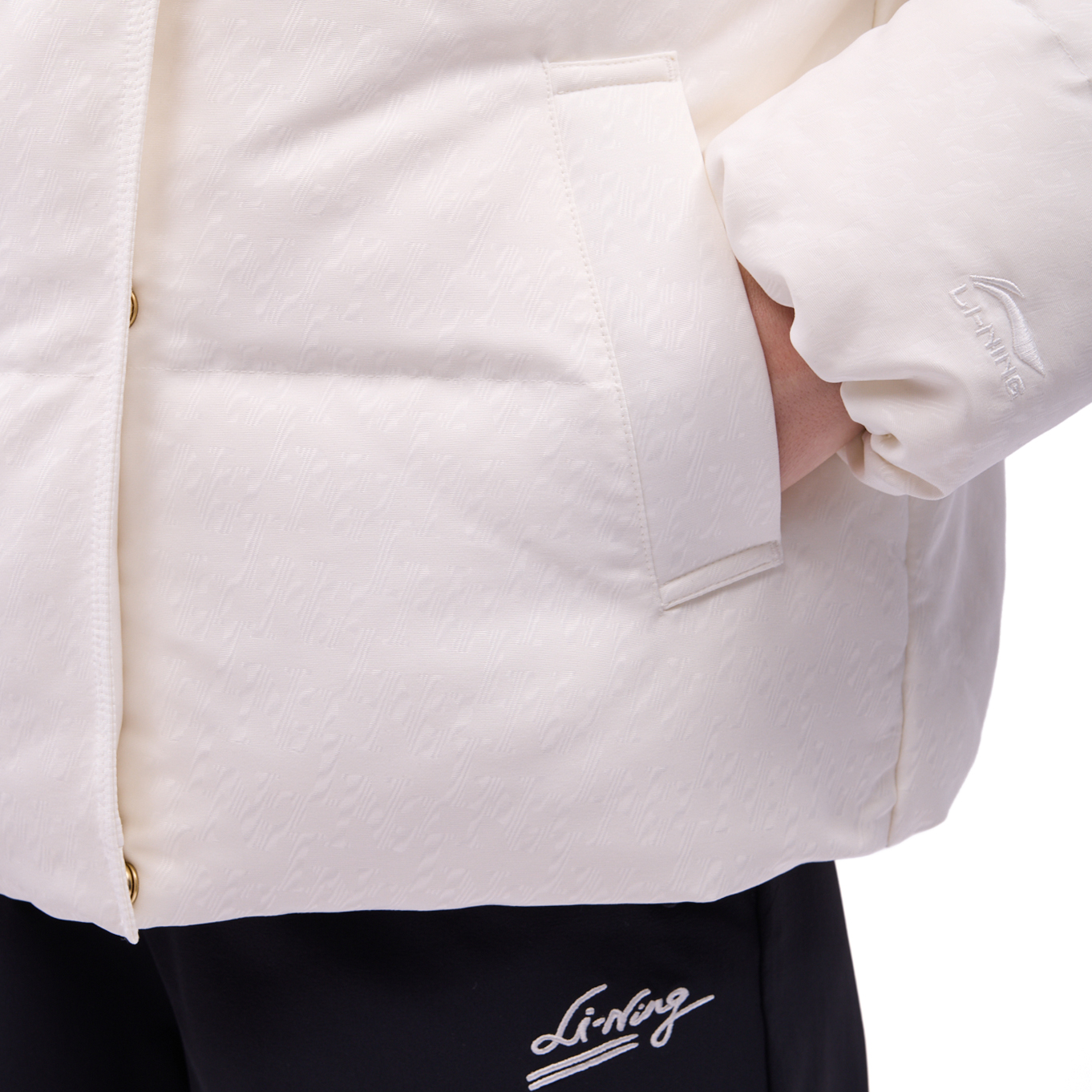 AYMV308-2 Пуховик Sports Style белый